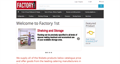 Desktop Screenshot of factory-1st.co.uk