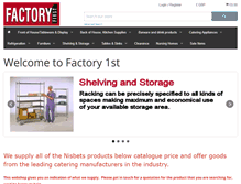 Tablet Screenshot of factory-1st.co.uk